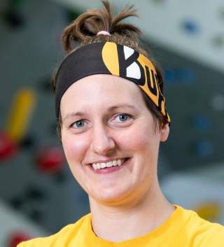 Porträt Jaqueline Fritz vom DAV Kader Paraclimbing.