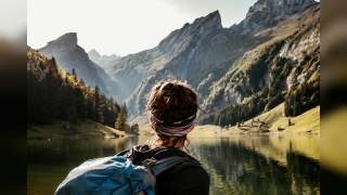 Gruppe Frauen auf Felsen in der Sächsischen Schweiz