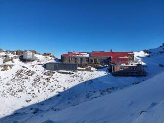 Hütte am Kamm
