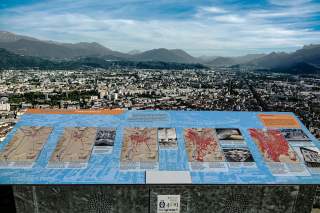 Blick auf Grenoble