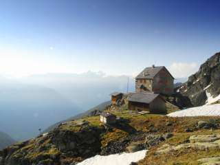 Die Erlanger Hütte.