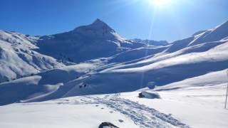 Das Hochtal rund um die Bamberger Hütte.