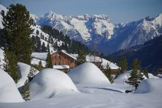Die Lizumer Hütte.