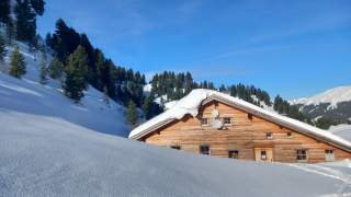 Die Neue Bamberger Hütte auf 1.756m.