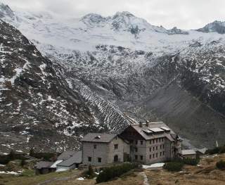 Der Waxeggkees-Gletscher von der Berliner Hütte aus gesehen. Foto: Friedrich