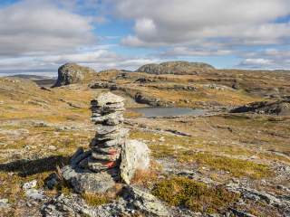 Einsame Landschaft auf der Hardangervidda