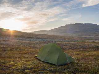 Zelt auf der Hardangervidda