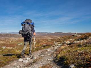 Mit Rucksack und Zelt über die Hardangervidda