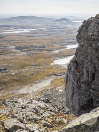 Fernblick beim Aufstieg zum Hårteigen
