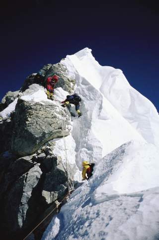 Hillary Step am Mount Everest