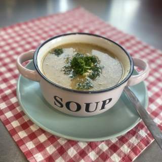 Leckere Kartoffel-Bier-Suppe. Leckere Kartoffel-Bier-Suppe.