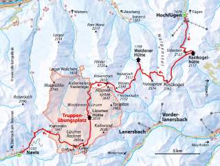 Skidurchquerung Tuxer Alpen