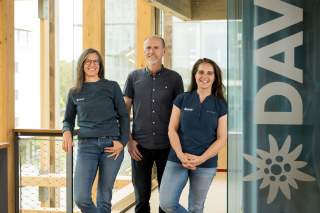 Dr. Tanja Ganz, Elias Hitthaler und Jennifer Lönz