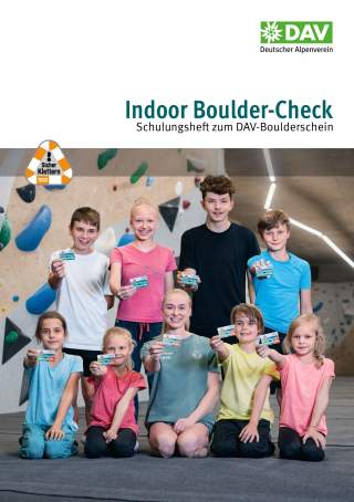 DAV-Boulderschein Broschüre Titelbild