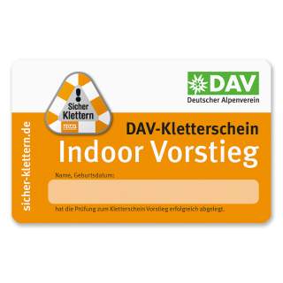 Karte des DAV Kletterschein Indoor