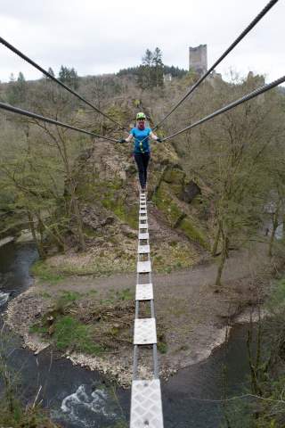 Brügenbrücke über der Lieser