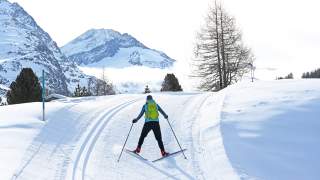 Loipe im Val Fex