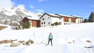 Loipe im Val Fex