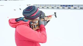 Biathlon-Schießstand in Livigno