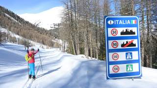 Winterspaß auf der Passstraße Forcola di Livigno