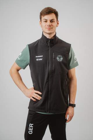 Porträt Linus Bader vom Perspektivkader Klettern.