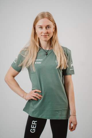 Porträt Lucia Dörffel vom Perspektivkader Klettern.