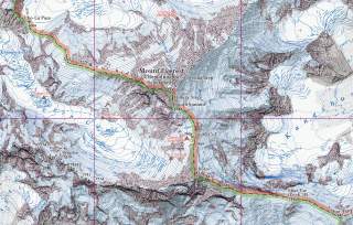 Ausschnitt der DAV-Everest-Karte