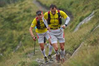 Athlet Philipp Reiter beim Trans Alpine Run 2012, Etappe 5 Prettau-Sand
