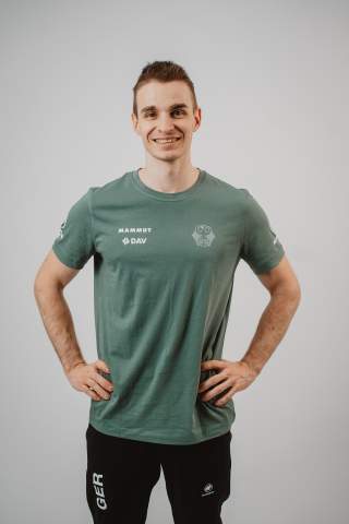 Porträt Philipp Martin vom DAV Kader Klettern.