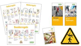 DAV-Produkte für Kletter- und Boulderanlagen