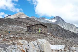 Die Rieserfernerhütte.