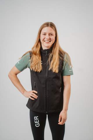 Porträt Sandra Hopfensitz vom Perspektivkader Klettern.