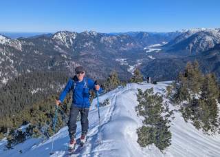 Am Mittwoch an der Scheinbergspitze.