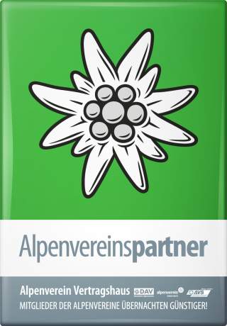 Schild Alpenverein Vertragshaus