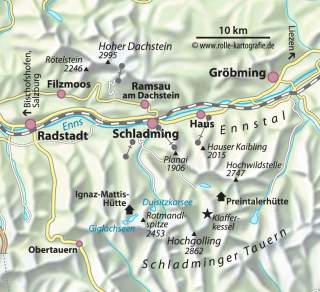 Karte Schladming
