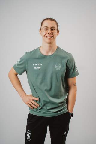 Porträt Sebastian Lucke vom Perspektivkader Klettern.