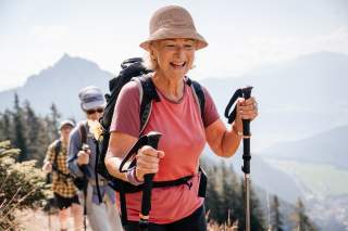 Seniorengruppe beim Wandern