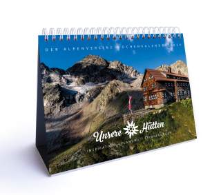 DAV Hüttenkalender 2024 Tischkalender
