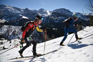 David Jost (DAV Immenstadt) beim YWC in Berchtesgaden