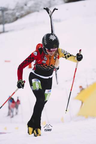 Tatjana Paller (DAV Tölz) beim Sprint Weltcup in Boí Taüll (ESP)