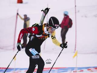 Finn Hösch (DAV Bergland München) beim Sprint Weltcup in Boí Taüll (ESP)