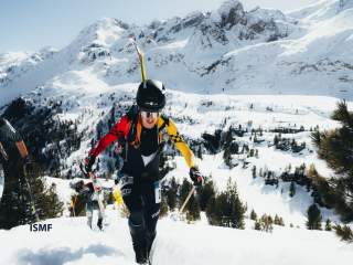 Marc Dürr (DAV Allgäu-Kempten) beim Individual des Weltcups in Val Martello (ITA)