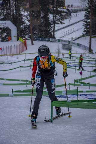 Sophia Weßling (DAV Lindau) beim Mixed Relay WC in Val Martello (ITA)
