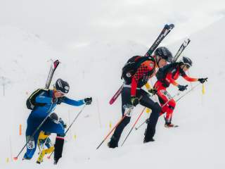 Tatjana Paller (DAV Tölz) beim Sprint Weltcup in Boí Taüll (ESP)