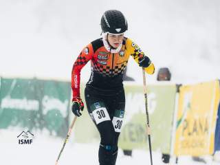 Luisa Paller (DAV Tölz) beim Vertical in Schladming (AUT)