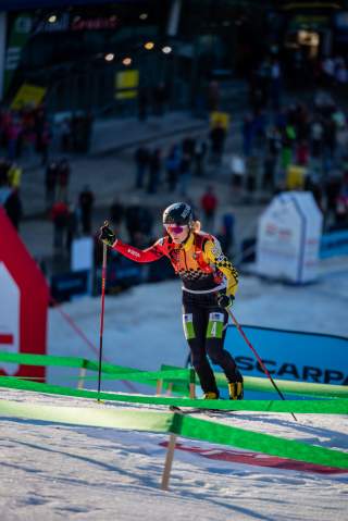 Tatjana Paller (DAV Tölz) beim Sprint Weltcup in Schladming (AUT)