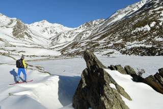 Einsame Skitour durchs Madritschtal
