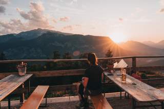 Blick von der Sonnenterasse.