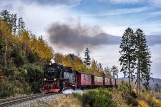 Die Brockenbahn im Harz