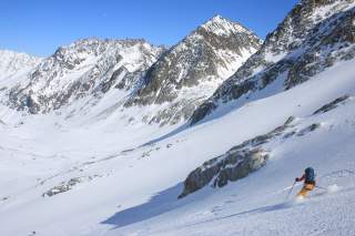 Pulverlabfahrt ins Taschachtal